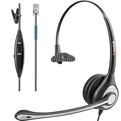 Wantek telephone headset for sale  Delivered anywhere in UK