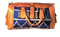 Blue kilim leather for sale  Delivered anywhere in USA 