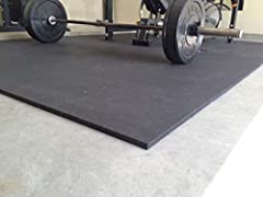 Rubber gym mat for sale  Delivered anywhere in Ireland