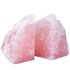 Rose quartz bookends for sale  Delivered anywhere in USA 