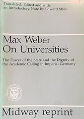 Max weber universities d'occasion  Livré partout en France