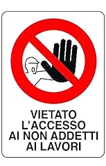 Cartello segnaletico plastica usato  Spedito ovunque in Italia 