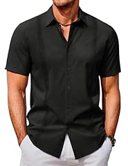 Coofandy cuban guayabera for sale  Delivered anywhere in USA 