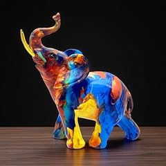 Colorful elephant statue for sale  Delivered anywhere in USA 