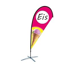 Beachflag eis reklame gebraucht kaufen  Wird an jeden Ort in Deutschland
