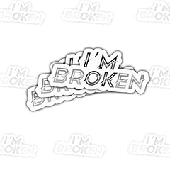 3pcs broken sticker for sale  Delivered anywhere in USA 