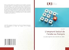 Emprunt lexical arabe usato  Spedito ovunque in Italia 