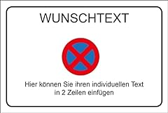 Schild wunschtext halteverbot gebraucht kaufen  Wird an jeden Ort in Deutschland