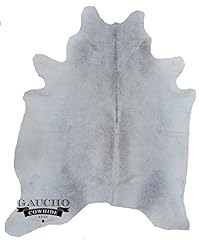 Gaucho cowhides grey for sale  Delivered anywhere in USA 