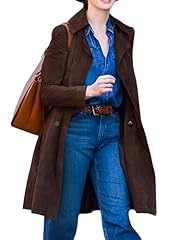 Damen trenchcoat wildleder gebraucht kaufen  Wird an jeden Ort in Deutschland