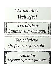 Wetterfestes wunschtext schild gebraucht kaufen  Wird an jeden Ort in Deutschland