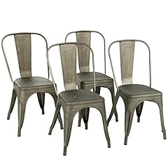 Metal dining chairs for sale  Delivered anywhere in USA 