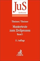 Mustertexte zum zivilprozess gebraucht kaufen  Wird an jeden Ort in Deutschland