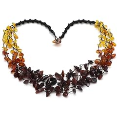 Collana donna ambra usato  Spedito ovunque in Italia 