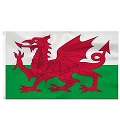 Welsh flag 3x5ft for sale  Delivered anywhere in UK