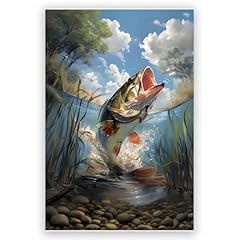 Bass fish wall for sale  Delivered anywhere in USA 