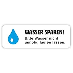 Aufkleber wasser sparen gebraucht kaufen  Wird an jeden Ort in Deutschland