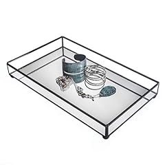 Mirrored glass tray for sale  Delivered anywhere in USA 