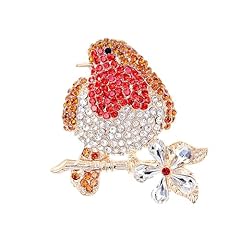 Crystal bluebird brooch for sale  Delivered anywhere in UK