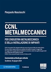 Ccnl metalmeccanici usato  Spedito ovunque in Italia 