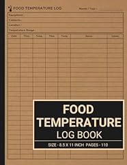 Food temperature log for sale  Delivered anywhere in USA 