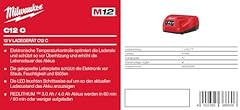 Milwaukee c12c accessoire d'occasion  Livré partout en France