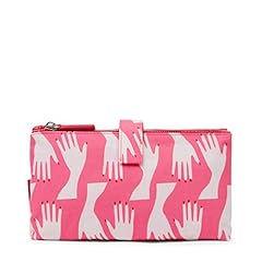 Lulu Guinness Double Make Up Bag in Pink Hug Print for sale  Delivered anywhere in UK