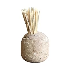 Travertine toothpick holder for sale  Delivered anywhere in UK