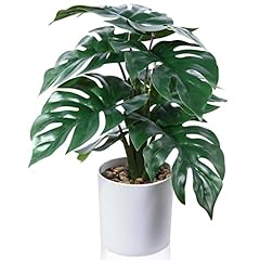 Kazeila Fake Monstera Plant Artificial Tropical Split for sale  Delivered anywhere in Canada
