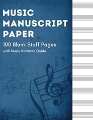 Music manuscript paper for sale  Delivered anywhere in USA 
