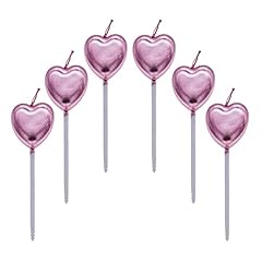 Heart birthday candles for sale  Delivered anywhere in UK