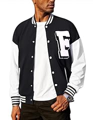 Coofandy letterman jacket for sale  Delivered anywhere in USA 