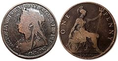 1900 one penny usato  Spedito ovunque in Italia 