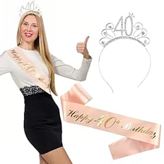 Compleanno corona fascia usato  Spedito ovunque in Italia 