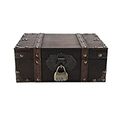 Wooden treasure chest for sale  Delivered anywhere in UK