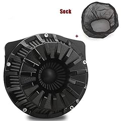Black 15 speak spokes Air Filter Cleaner Intake Rain for sale  Delivered anywhere in USA 