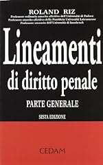 Lineamenti diritto penale usato  Spedito ovunque in Italia 