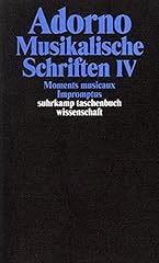 Adorno theodor musikalische gebraucht kaufen  Wird an jeden Ort in Deutschland