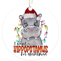 Want hippopotamus christmas for sale  Delivered anywhere in USA 