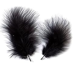 Black marabou feathers for sale  Delivered anywhere in UK