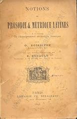 Notions prosodie métrique d'occasion  Livré partout en France