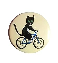 Cyclist cat badge for sale  Delivered anywhere in UK