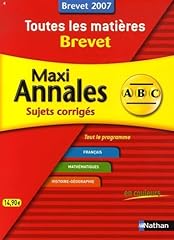 Maxi annales matières d'occasion  Livré partout en France