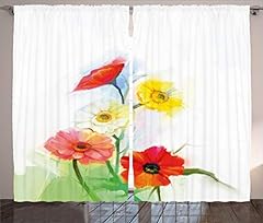 Ambesonne flower curtains for sale  Delivered anywhere in USA 
