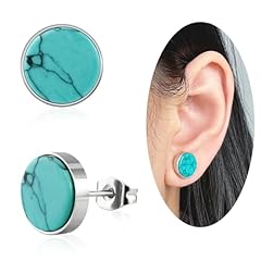 Tibetan turquoise earrings for sale  Delivered anywhere in USA 