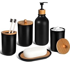 Black bathroom accessories for sale  Delivered anywhere in USA 
