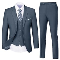 Mens suit solid for sale  Delivered anywhere in UK
