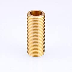 SUPERTOOL Thread Nipple 1/2" Brass Running Nipple Threaded for sale  Delivered anywhere in UK