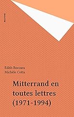 Mitterrand lettres d'occasion  Livré partout en France