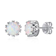 Chicsilver opal stud for sale  Delivered anywhere in UK